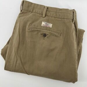 Polo Ralph Lauren Classic Chino Pants Men's 36x32 Khaki Cotton Casual Trousers